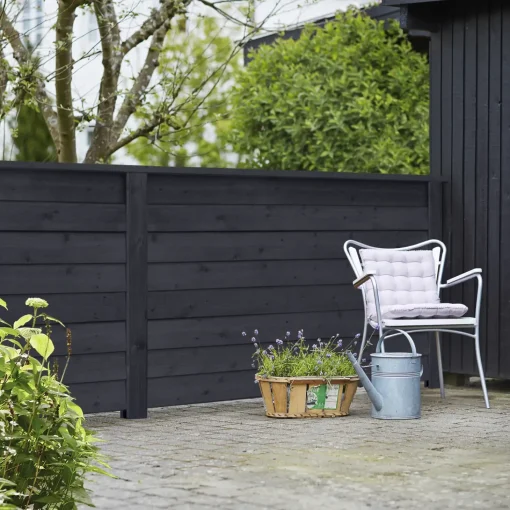 Plus Klink enkeltlåge 100x125 cm sort