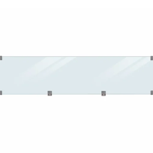 Plus Klink profilhegn m/glas 174x125 cm trykimprægneret