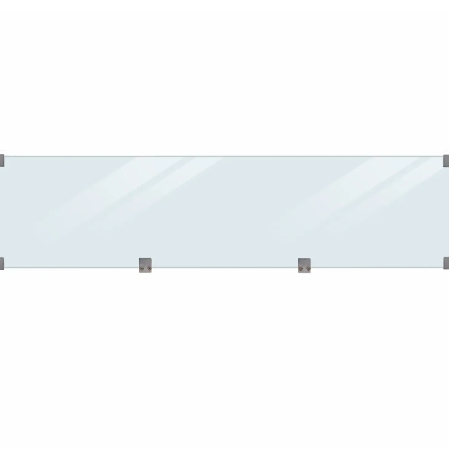 PLUS Klink Profilhegn m/glas 174×163 cm