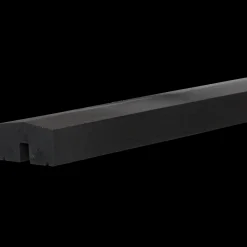 PLUS Klink/Plank mellem/topafslutning længde 174 cm Sort