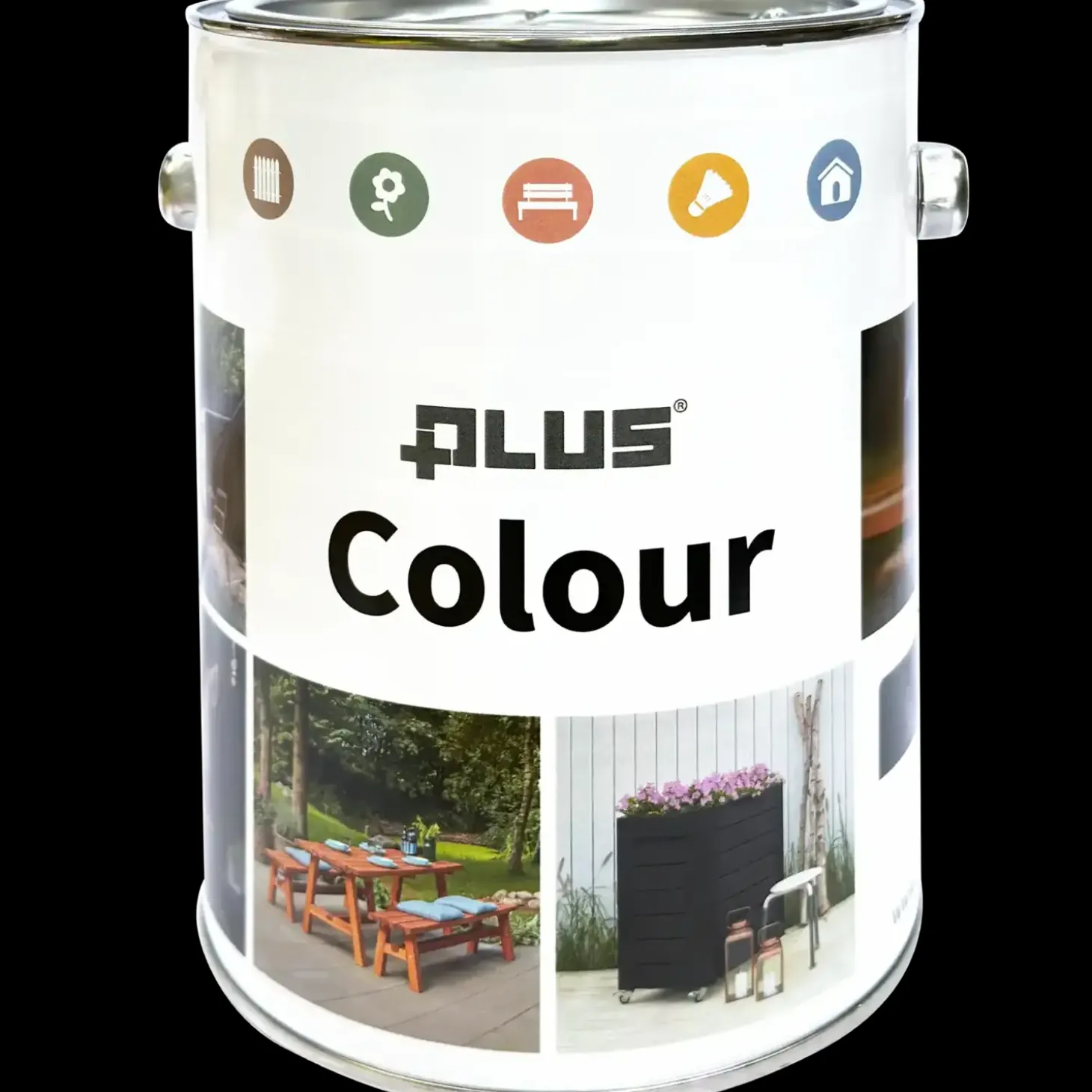 PLUS lasurfarve Umbragrå 2½ ltr.