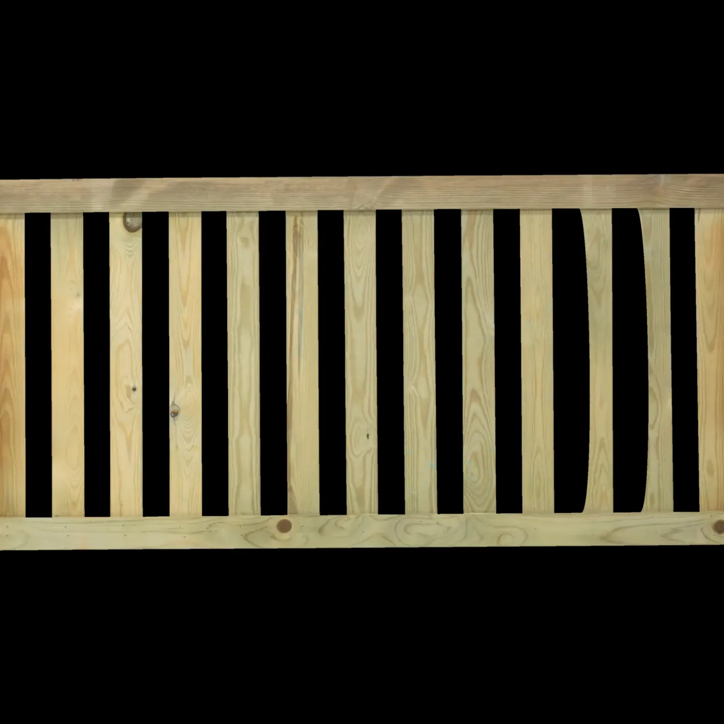 Plus Ligno hegn 150x73 cm trykimprægneret