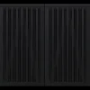 Plus Nagano dobbeltlåge 200x80 cm sort