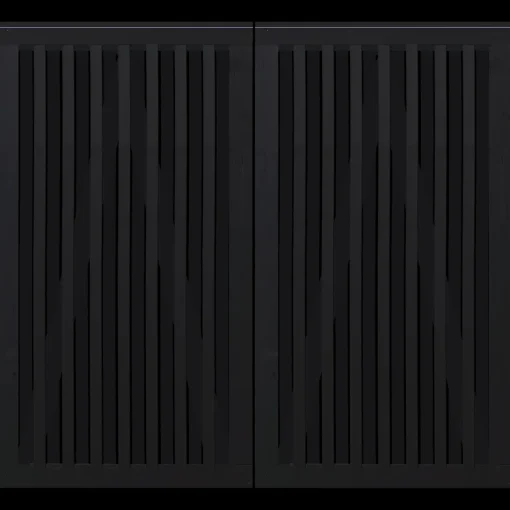 Plus Nagano dobbeltlåge 200x80 cm sort