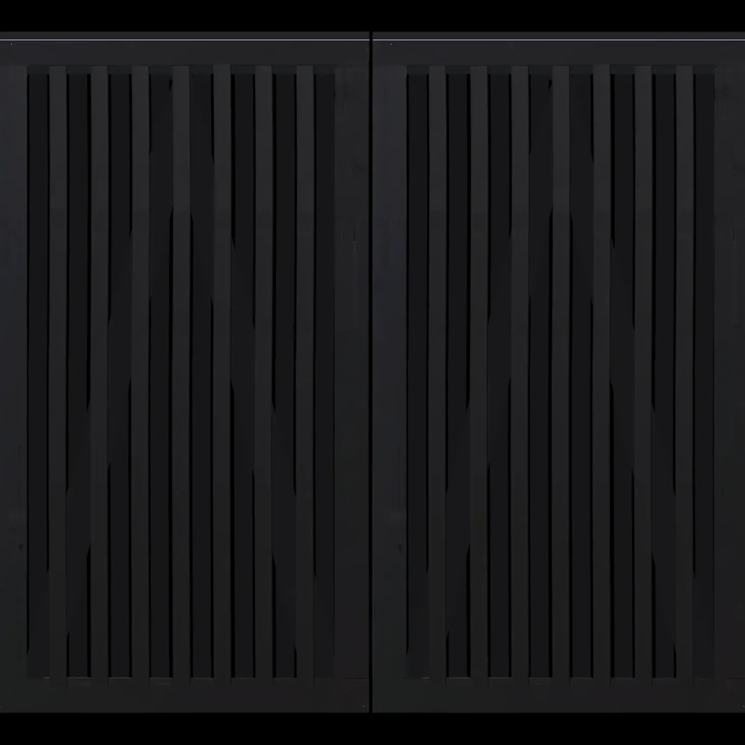 Plus Nagano dobbeltlåge 200x80 cm sort