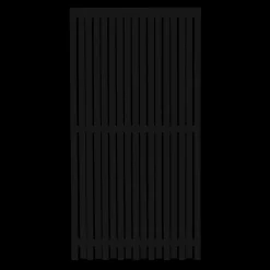 Plus Nagano hegn 90x180 cm sort