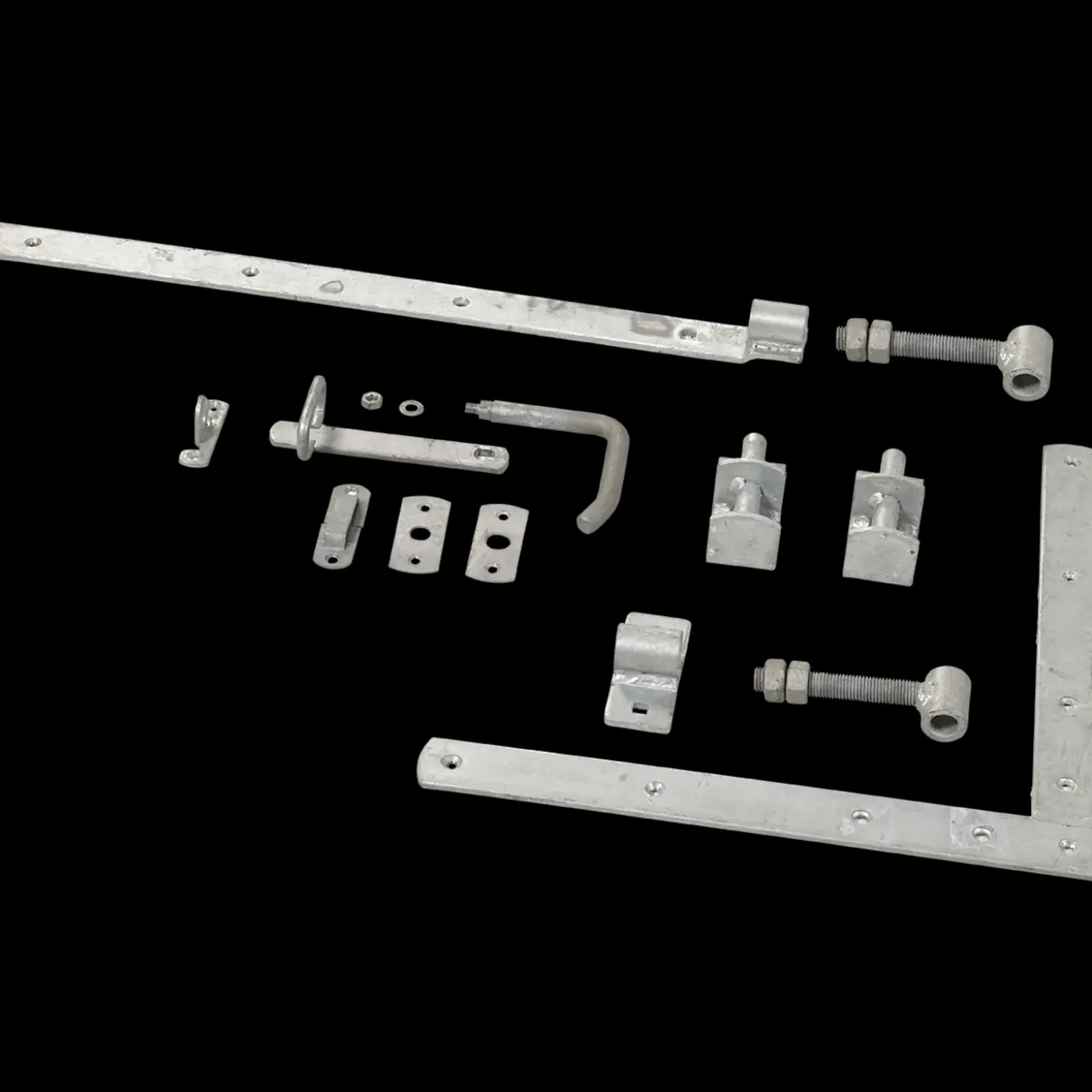 Plus Nostalgi enkeltlåge inkl. beslag 100x95 cm sort