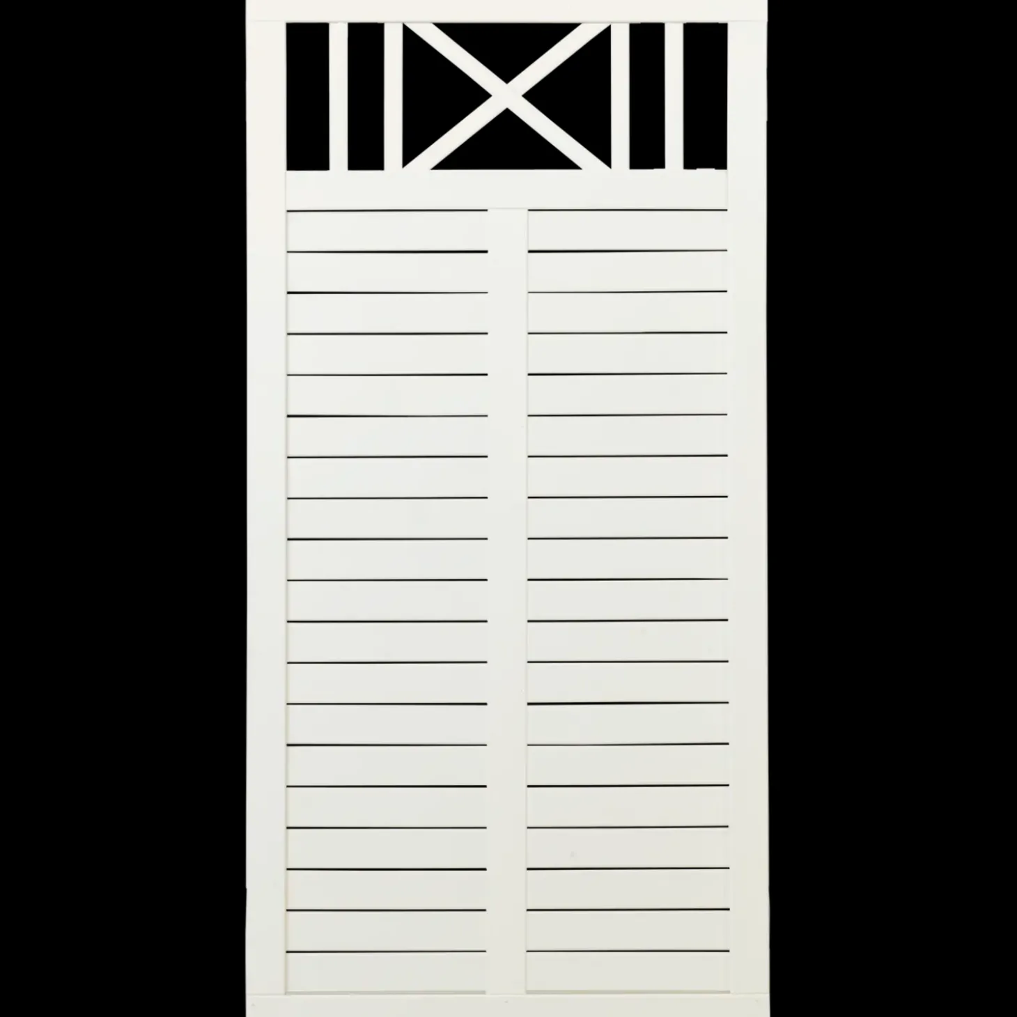 Plus Nostalgi hegn 90x180 cm hvid