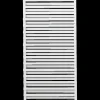 Plus Osaka hegn 90x180 cm hvid