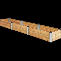 Plus PIPE højbed 140x80x36 cm lærketræ