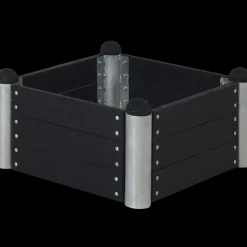 Plus PIPE højbed 78x78x36 cm sort