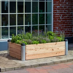 Plus PIPE højbed 80x80x36 cm trykimprægneret