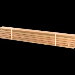 Plus PIPE planker 60 cm 6 stk lærketræ