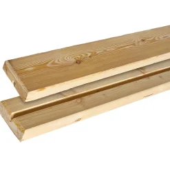 Plus PIPE planker 60 cm 6 stk lærketræ