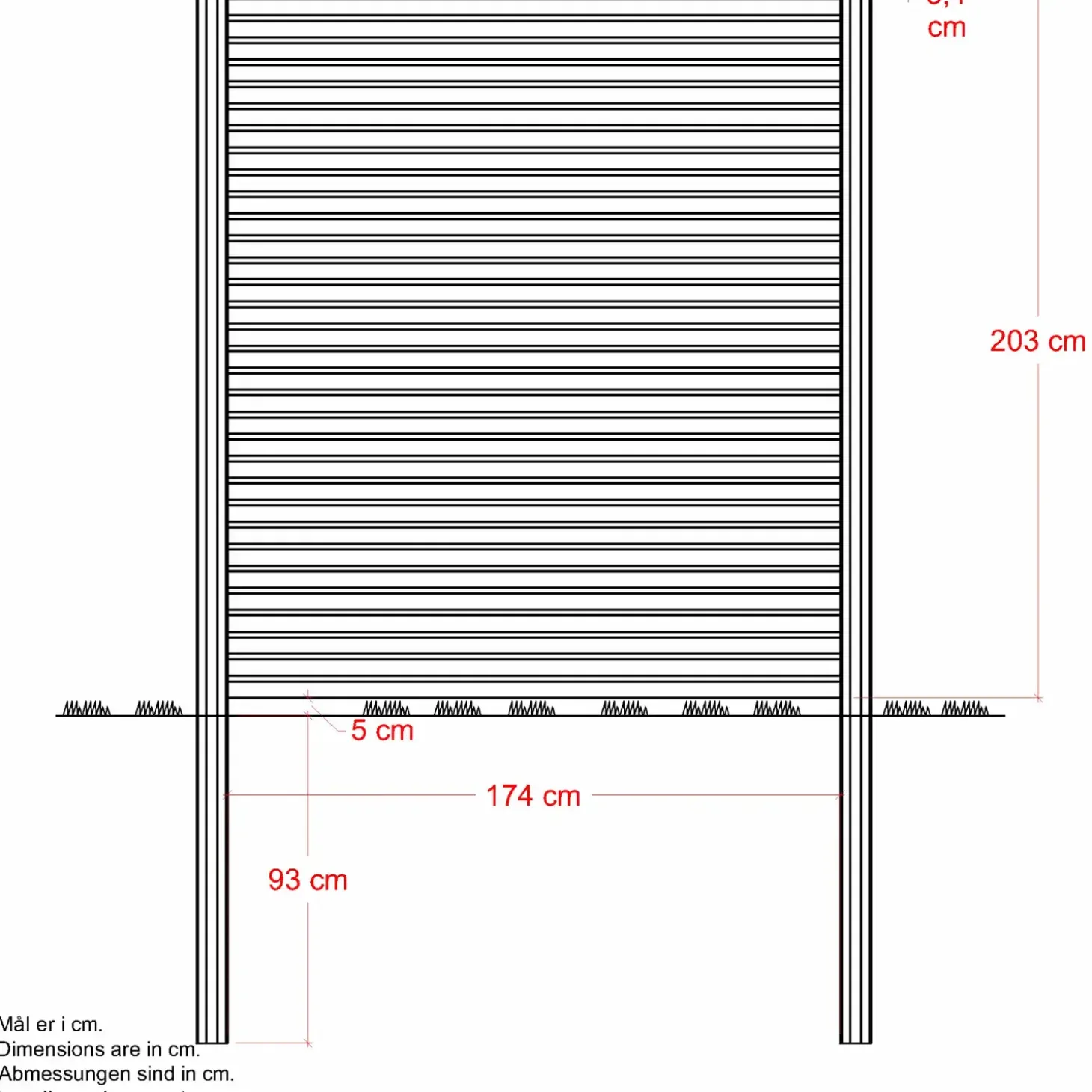 PLUS Plank Profilhegn 174×203 cm