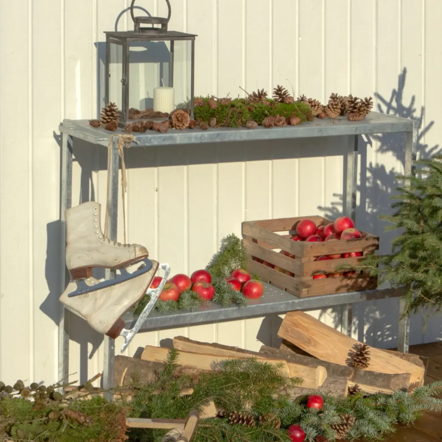Plus plantebord 17943-1 varmgalvaniseret 40x90x110 cm