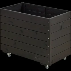 Plus plantekasse på ben 88x37x39 cm sort