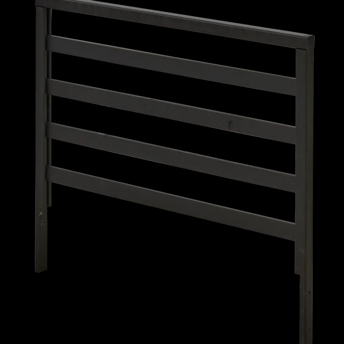 Plus Plantekasse 88x48x66 cm inkl. hjul Grundmalet sort