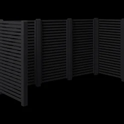 Plus Renovationsskjul Tokyo  Sort  m/træstolper til nedgravning