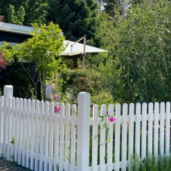 Plus Retro hegn 150x80 cm hvid