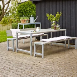 Plus Ryglæn til plankebænk 166 cm trykimp