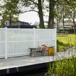 Plus Sendai hegn 180x80 cm hvid