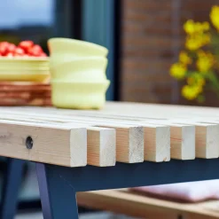 Plus Siesta Bord 138x76,5x72 cm grundmalet drivtømmerfarve