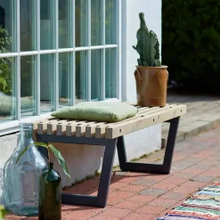 Plus Siesta rustik trallebænk/bord 138 cm