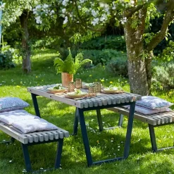 Plus Siesta rustik trallebænk/bord 138 cm