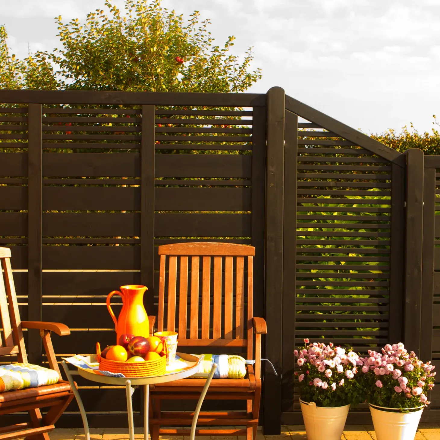 Plus Silence hegn 176x110 cm sort