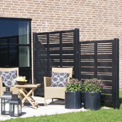 Plus Silence hegn 176x110 cm sort