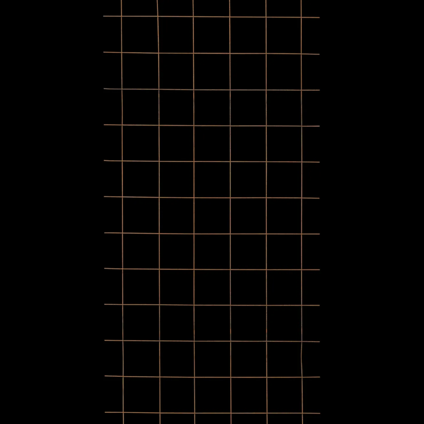 Plus stålespalier u/kant 900x1800mm rustrød