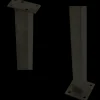 Plus Stålstolpe m/fod til håndliste  4,5x4,5x103,3 cm