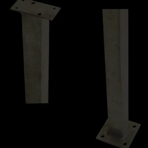 Plus Stålstolpe m/fod til håndliste  4,5x4,5x103,3 cm