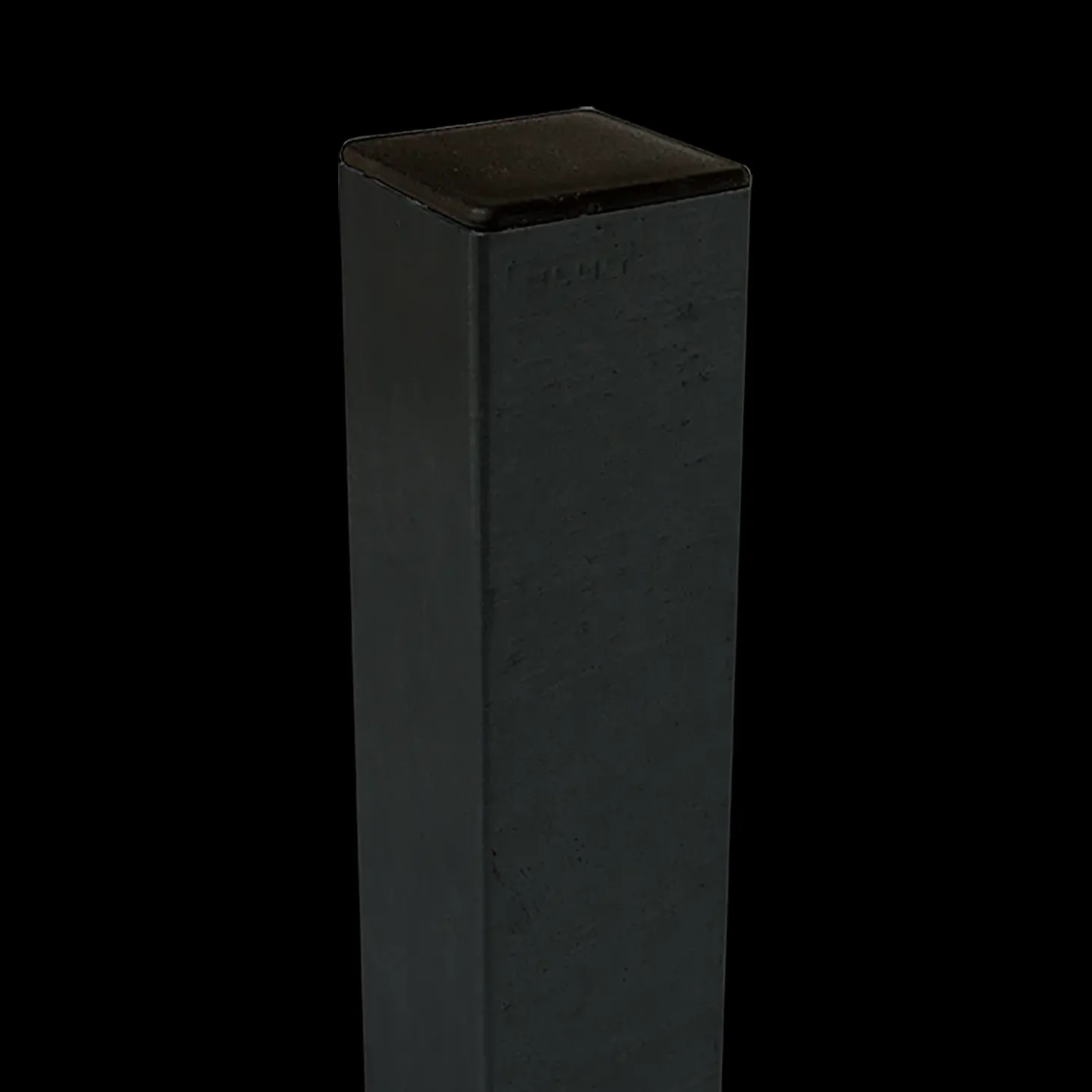 Plus stålstolpe 80x80 mm længde 186 cm gråsort