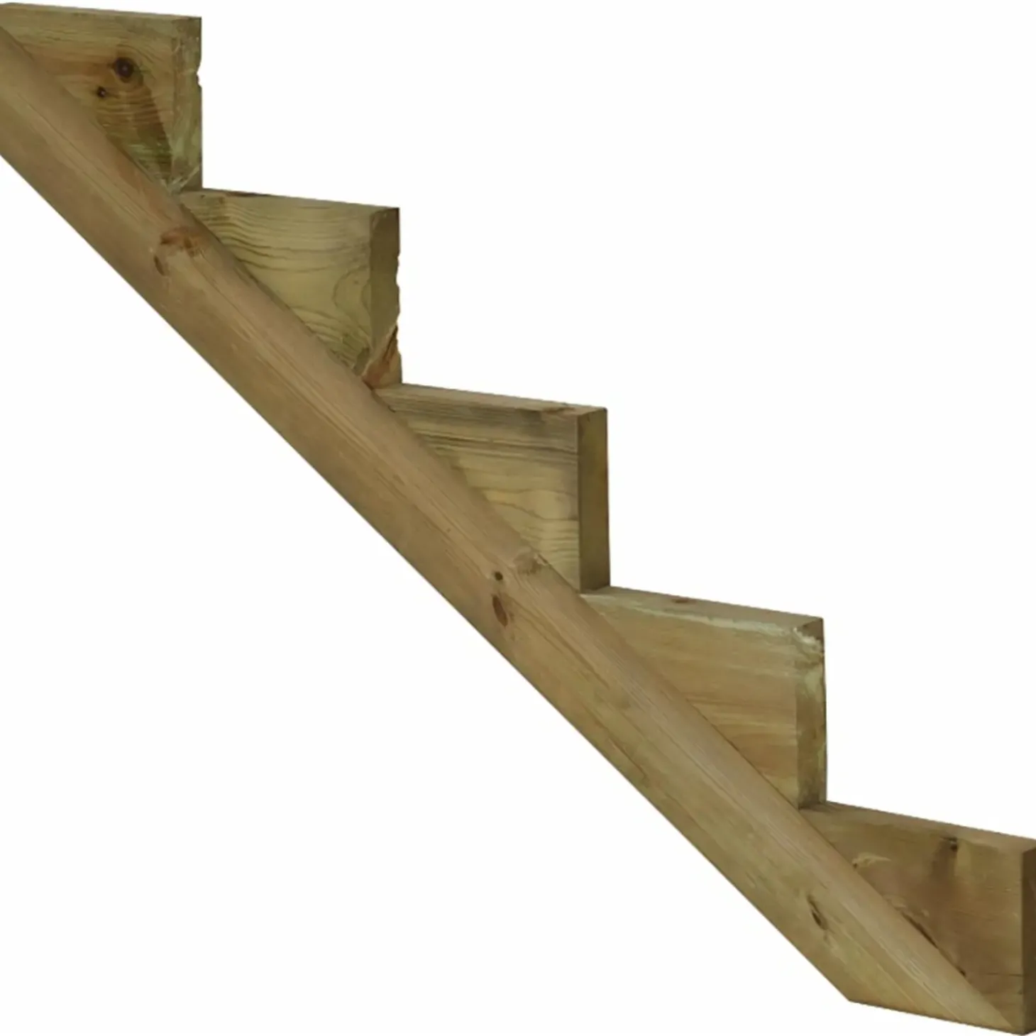 Plus Terrassetrappe 5 trin 88x126 cm 34,2°  120 cm