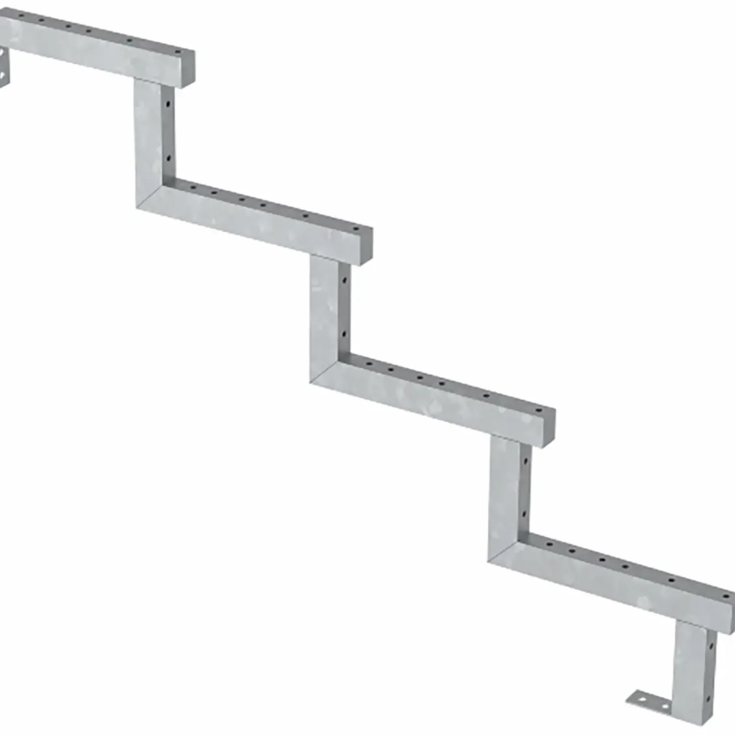 Plus Terrassetrappe 4 trin 71x104 cm 34,2°  180 cm
