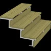Plus Terrassetrappe 3 trin 54x79 cm 34,2° 120 cm