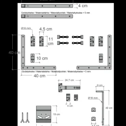 Plus Tokyo Dobbeltlåge inkl. beslag  200x140 cm