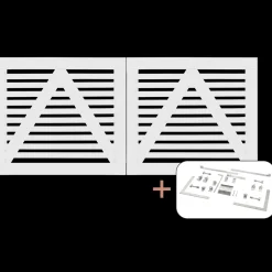Plus Tokyo dobbeltlåge inkl. beslag 200x90 cm hvid