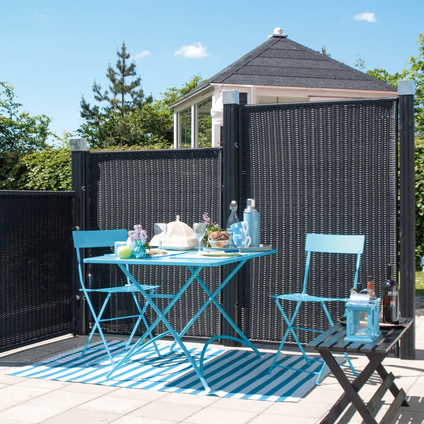 Plus Trend hegn 115×110 cm sort