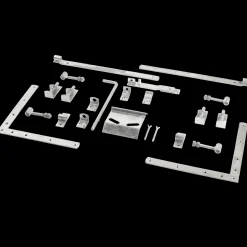 Plus Vinesse dobbeltlåge inkl. beslag 300x98 cm hvid