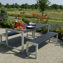 Plus Vinesse dobbeltlåge 300x98 cm sort