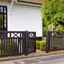 Plus Vinesse enkeltlåge inkl. beslag 100x98 cm sort