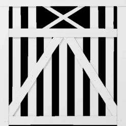 Plus Vinesse enkeltlåge 100x98 cm hvid