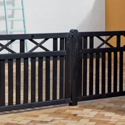 Plus Vinesse hegn 150x96 cm sort