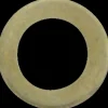 PN dørring 16,5x10,0x3,0 mm messing - 6 stk