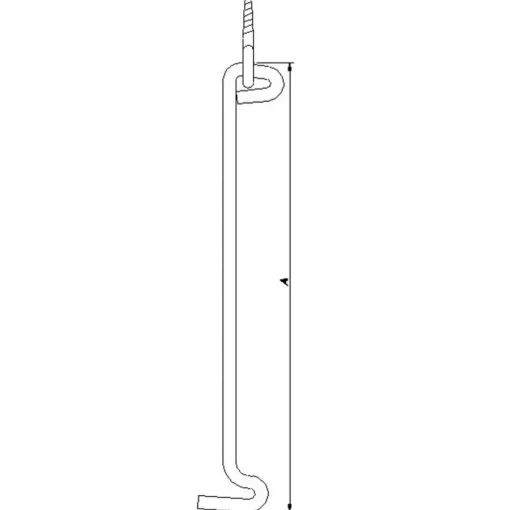 PN stormkrog 208 mm varmforzinket