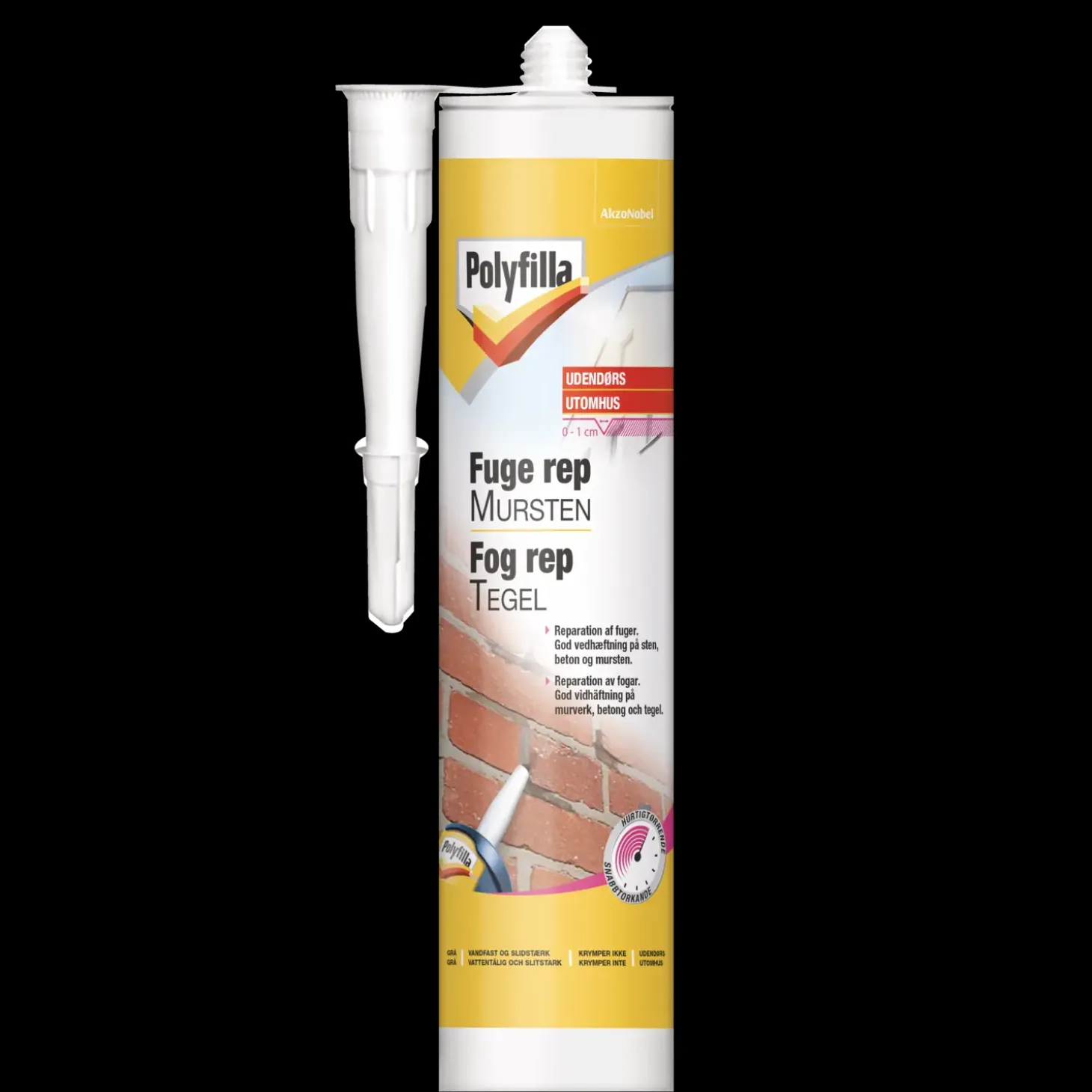 Polyfilla fuge rep mursten 310 ml
