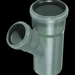 PP Grenrør 50x50 mm x 45° grå